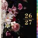 2026-2027 Planner - 8" x 10", JUL. 2026 - JUN. 2027, Weekly and Monthly Academic Planner 2026-2027, Academic Weekly Calendar Spiral Bound with Sturdy Cover, Monthly Tabs, Thick Paper, Twin-wire Binding