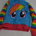 My Little Pony Girls' Little Rainbow Dash Blue Multi (8-10)