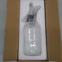 Sweejar Ceramic Olive Oil Dispenser Bottle, Opaque Oil Cruet Protects to Reduce Oxidation, Suitable for Storage Vinegar, Coffee Syrups & Other Liquids, Pack of 1, 15.5 Fl Oz(Dark Grey)