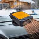 Car Heater, 12V 200W 2 in 1 Heating & Cooling Fan, That Plug Into Cigarette Lighter Portable Heater, 360 Degree Windshield Defogger Defroster for Car, SUV, Truck, RV, Trailer