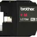 Brother Printer LC75M High Yield (XL Series) Magenta Cartridge Ink, Yield 600 Pages for use MFC-J280W, MFC-J425W, MFC-J430w, MFC-J435W