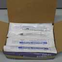 50 Pcs 1ml Syringes with Caps Oral Dispenser Individually Sterile Warpped for Medicine Dropper, Colostrum Collect Feeding Pets, Liquid