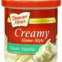 Duncan Hines Creamy Vanilla Flavored Frosting, 16 oz. (Pack of 8)