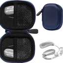 CaseSack Case for Hearing Aids compatible with EarCentic EasyCharge Rechargeable Hearing Aids also for Otofonix Elite/Encore, Banglijian, Britzgo, My Tone, LIGINN, Blaids, Lexie, Tweak (Blue)