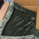 EHEYCIGA Orthopedic Dog Beds for Extra Large Dogs, Waterproof Memory Foam XL Pet Bed with Sides, Non-Slip Bottom and Egg-Crate Foam Big Dog Couch Bed with Washable Removable Cover, Dark Green (44.0"L x 32.0"W x 6.5"Th)