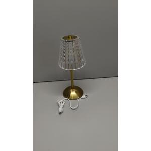 Cordless Lamp, Crystal+Dimmable+3 Colors Rechargeable Lamp, Touch+2000mAh Battery Operated Vintage Ambient Light for Kitchen/ Bedroom/ Bathroom Shower/ Dining Table/ Entryway/ Hallway/ Bar, Gifts for Girls