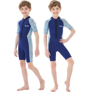 Goldfin Kids Wetsuit for Girls Boys, 2mm 3mm Toddler Shorty Neoprene Front Zip Wet Suits Keep Warm for Water Sports Surfing Snorkeling Swimming (4.Boys - Sea) Goldfin Kids Wetsuit for Girls Boys, 2mm 3mm Toddler Shorty Neoprene Front Zip Wet Suits Keep Warm for Water Sports Surfing Snorkeling Swimming (4.Boys - Sea)