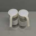 Small Glass Shaker Bottle, 2 Pack 16oz BPA Free Odorless Shaker Bottle with 304SS Mixing Ball and Removable Cleaning Brush for Fitness & Protein Shakes(White-2Pack)