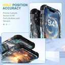 Case for iPhone 13 Pro Max Case,Marble Pattern 3 in 1 Heavy Duty Shockproof Full Body Women Men Hard PC Soft Silicone Rugged Bumper Drop Protective Case Cover for iPhone 13 Pro Max,Navy Blue