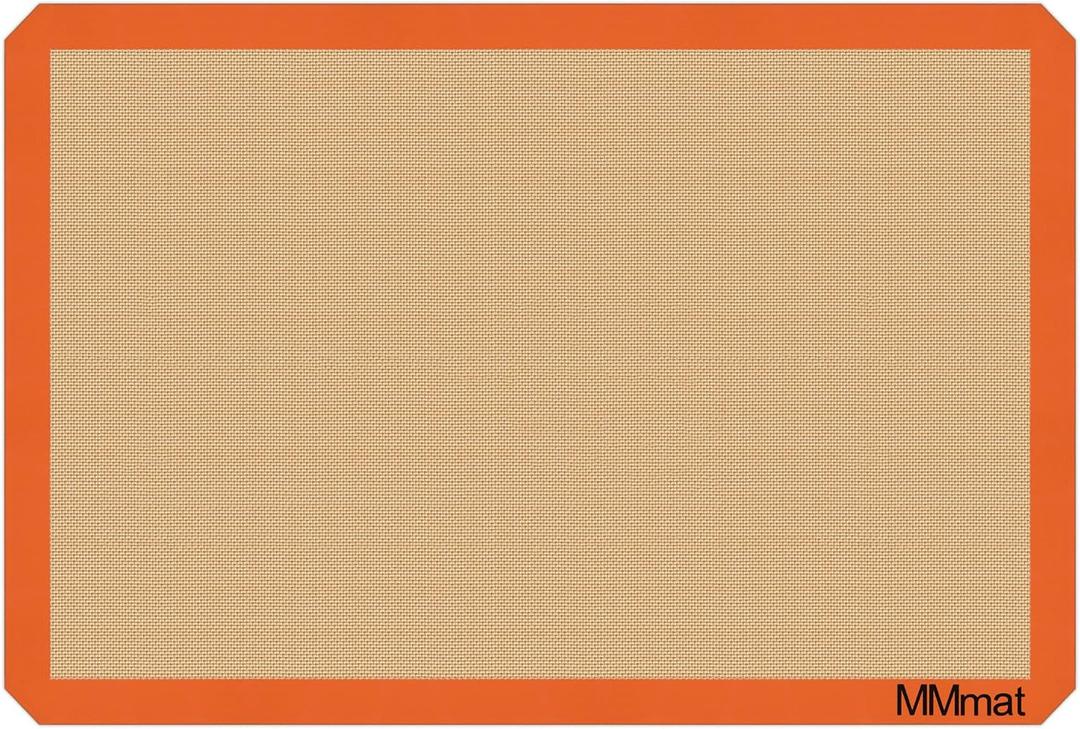 Silicone Baking Mats - Best German Silicone - Non Slip Silicone Baking Sheet, Non Stick Reusable Silicone Mats for Baking, Oven Liner, Counter Mat - Full Size Sheet