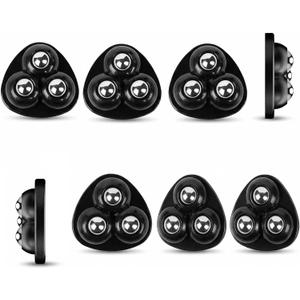 Appliance Casters  Furniture Sliders & Appliance Rollers for Kitchen, Coffee Machine, Blender, Oven  Helps Mom or Wife Easily Solve Countertop Sliding (Black, 8pcs)