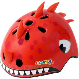 Kids Toddler Bike Helmet, Adjustable and Multi-Sport for Child Boys and Girls, 2 Sizes (Small: 50-54 cm / 19.6"-21.3", DinosaurRed)