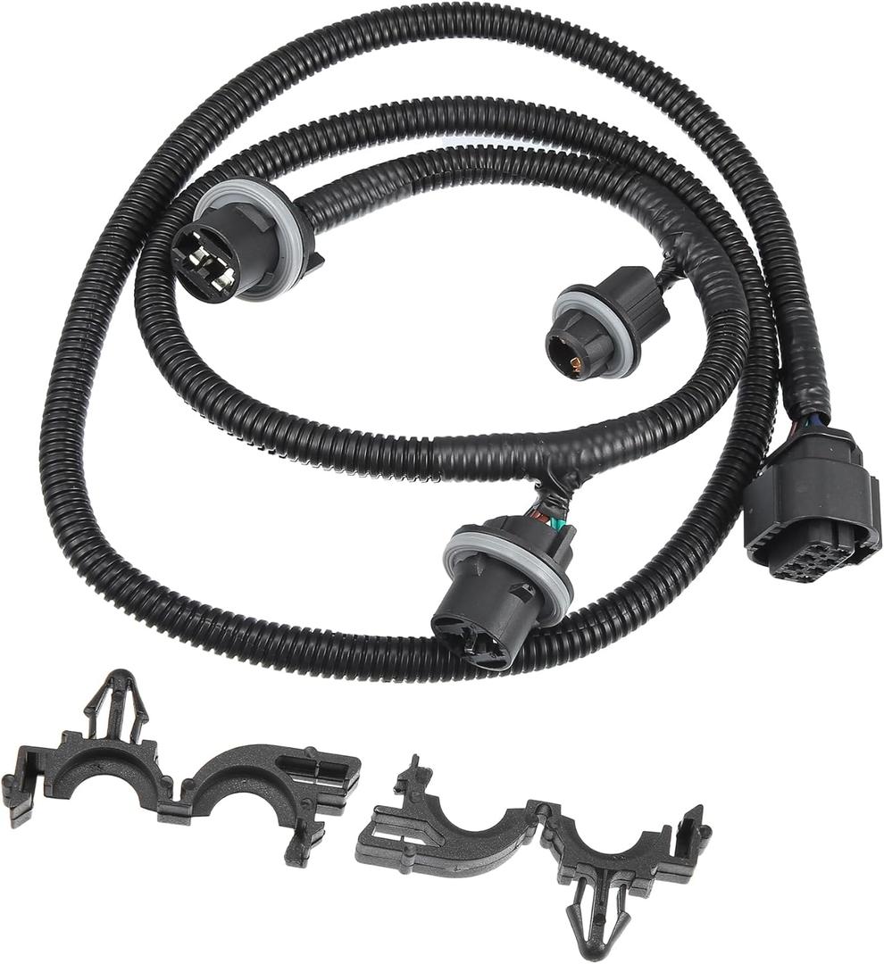 Driver Side Tail Lamp Wiring Harness for Chevrolet Silverado 1500 2014-2015 No.23141278 | Tail Light Socket Wire Harness 1 Set for GMC Sierra 2500 3500 HD 2015