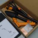 GoGonova Metal Detector, Adjustable 27.5 - 37.8 Metal Detector for Kids with LED Display, Lightweight Kids Metal Detector Kit with 6.8 Waterproof Search Coil, Gift for Boys & Girls, Orange