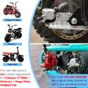 FVRITO Upgraded Mini Bike Hydraulic Disc Brake Kit for Baja DB30 Doodle Bug Blitz Dirt Bug Racer 97cc 79cc Predator 2.8hp Engine with 180mm Brake Disc Rotor Master Cylinder Caliper Pads Assembly Parts