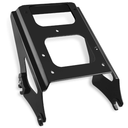 Detachable Two-UP Luggage Rack Compatible for Harley Touring Road King Electra Glide Road Glide Street Glide Gloss 2009-2013 (Black)
