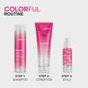 Joico Colorful Anti-Fade Shampoo | For Color-Treated Hair | Preserve Hair Color & Vibrancy Long-Term | Boost Shine & Reduce Breakage | Sulfate Free | With Camellia Oil & Pomegranate Extract