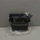 kelamayi Broom and Dustpan Set for Home, Office, Indoor&Outdoor Sweeping, Stand Up Broom and Dustpan (Black&Gray)