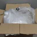 2Pack 10x12ft Clear Waterproof Tarp with Grommets, Upgraded Edge Heat Fused Tear Resistant Clear Heavy Duty Tarps for Patio Fencing, Rain, Wind, Cold, Chicken Coops（Windproof Rope+Tie-Downs）