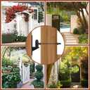 4 Pack 8'' J Bolt Gate Hinge, Wall Mount Gate Hinges for Wooden Fence Metal Gate, Heavy Duty Carbon Steel Farm Gate Hinge with Screws