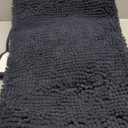 Muddy Mat | Super Absorbent Door Mat Indoor, Microfiber Quick Dry Chenille Entryway Rug, Non-Slip Front Door Mat, Indoor Mats for Entryway, Machine Washable Pet Rug, Charcoal 24"x60"