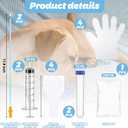 TrelaCo Ai Kits for Breeding Dogs Disposable Dog Breeding Supplies with 48-Hour Cooling Shipping Box for Canine Semen Shipping & Reproduction