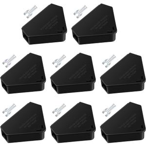 Mouse Bait Station Outdoor Indoor with Keys, 8 Pack Reusable Rat Bait Stations, Mice Stations, Keep Children and Pets Safe, Bait Station Box for Kitchen Garage Patio(Bait is not Included)