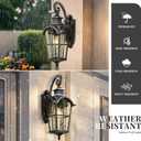 Exterior Lighting Fixtures, Large Outdoor Wall Sconce Lights, 30.7inch