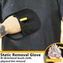 Pet Hair Remover Glove, Electrostatic Removal Gloves for Pet Hair, Pet Hair Remover Gloves for Dog & Cat, Reusable Pet Hair Remover Glove for Carpet, Couch, Clothing, Furniture