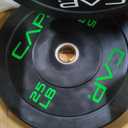 CAP 2-inch Olympic Bumper Plate Weight Set | 100-370 lbs | Multiple Colors | Storage Rack Optional