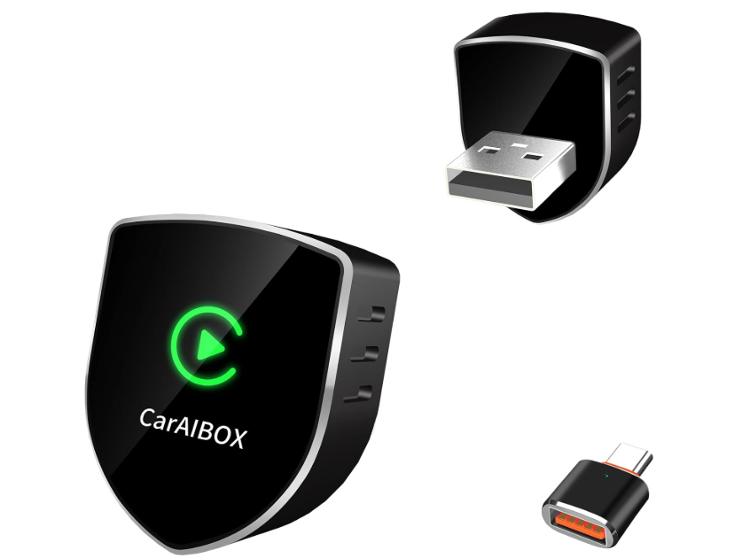 doarhoo 2026 Wireless CarPlay Adapter for Apple iPhone, Small Size Plug and Play, Mini USB Design for Cars with Builtin Wired Apple CarPlay, Fast and Stable Connection Car Play Wireless Adapter