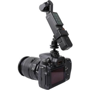 PellKing Clod Shoe Mount Adapter for DJI Osmo Pocket 3 Camera, with DJI Pocket 3 Expansion Adapter for DSLR Hot Shoe Mount