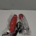 OVENTE Immersion Hand Blender, 300W Electric Handheld Portable Stick Mixer with 2 Mixing Speed and Stainless Steel Blades for Effortless Blending Smoothies, Shakes, Puree or Baby Food, Red HS560R Corded