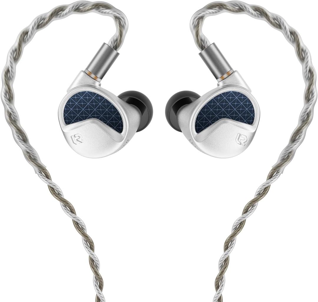 Letshuoer Astralis 15.5mm 5th-Generation Planar Diaphragm Driver Hi-Fi in-Ear Monitors, HiFi Wired in Ear Earbuds, Planar IEMS with Detachable Silver-Plated Copper Cable for Audiophiles Musicians