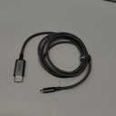 acer USB C to DisplayPort Cable 6.6 FT (4K@60HZ 2K@165Hz), Type-C to DisplayPort Cord (Sturdy Aluminum, Plug & Play) Thunderbolt 3/4/5 Compatible with MacBook Pro/Air, iPhone 16 Pro/Max, XPS, Surface