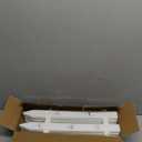 Elcoho 10 Pieces 16" Tall Christmas Tree Fences Thick White Plastic Picket Fence Border for Dogs Christmas Tree Barrier Fence Decoration for Home Garden Wedding Party