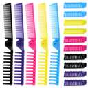 Foldable Hair Combs In Bulk, Individually Wrapped Multicolour Folding Comb, Women Men Pocket Size Double Headed Mini Hair Brush Styling Tool for Travel Hotel Homeless Shelter Charity Church(25 Pack) (7.8 Inch)