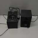 OHAYO 60W Computer Speakers for Music and Gaming, Active Bluetooth 5.3, Stereo 2.0 Speakers for Desktop PC or Laptop, 3.5mm Aux RCA USB Input, 1 Pair, Black