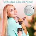 2 x TEHAYSH Pet Hair Removal Glove - Reusable Electrostatic Dog/Cat Hair Remover Mitt & Pet Grooming Gloves for Couch, Carpet, Furniture - Upgraded Electrostatic Dog Tool (2 PCS)