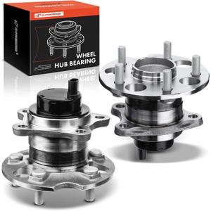 A-Premium 2 x Rear Wheel Bearing and Hub Assembly with ABS & 5-Lug