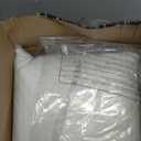 Oubonun 18 x 18 Throw Pillow Inserts, Firm and Fluffy Decorative Square Pillows for Couch Bed Sofa with Soft Cotton Cover White Cushion with Down Alternative Pack of 2