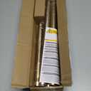 YNL Shower Curtain Rod 34-82 Inches (2.8-6.8ft) Adjustable Spring Shower Rod No Drilling, Non-Slip, Never Rust, Stainless Steel, Suitable for Bathroom Window Living room, Gold