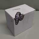 Small Betta Fish Tank, Stackable Mini Fish Tank Aquarium Tank Kit, 3/5 Gallon Rectangular Fish Bowl with Aquarium Gravel Decoration, Tiny Cube Tank for Seaweed Balls Sea Monkeys (Orange)