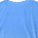 LilyCoco Womens Crew Neck T Shirts Summer Cute Basic Ombre Short Sleeve Tops Blue Large (Blue, L)