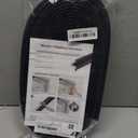 Weather Stripping Door Seal Strip - Soundproof Q-Shaped Foam for Exterior Door Frame, Large Gap Seal, Noise Cancelling, Easy to Install (Black, 26FT)