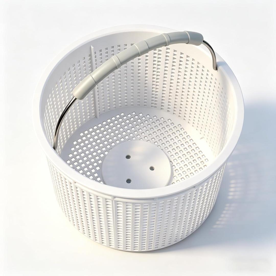 2026 New SPX1082CA Pool Skimmer Basket for Inground Pool Replacement Hayward Skimmer Basket SP1082 SP1083 SP1084 1085 1086 SP1075 ,for Aladdin B-152 Skimmer316 Stainless Steel Handle with Rubber Grip