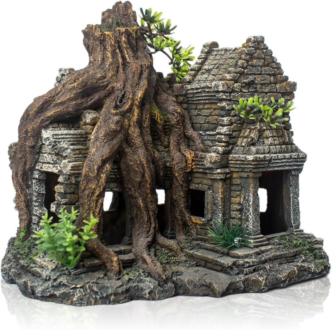 Fish Tank Decorations Aquarium Dcor Resin Artificial Tree Trunk Root (B)