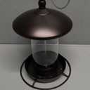 Metal Roof Bird Feeder - Chew Proof for Outdoor Hanging Wild Bird Seeds. Bronze (1.7lb:Bronze)