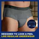 TENA Men Incontinence Protective Underwear for Men, Maximum Plus Absorbency, Bladder Control Adult Diaper, Large, 64 Count (4 Packs of 16count)