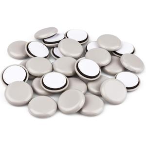 24 PCS Self-Stick Furniture Sliders,1-1/2 Inch Furniture Glides for Carpet,Chair Sliders for Furniture-Adhesive Furniture Moving Pads